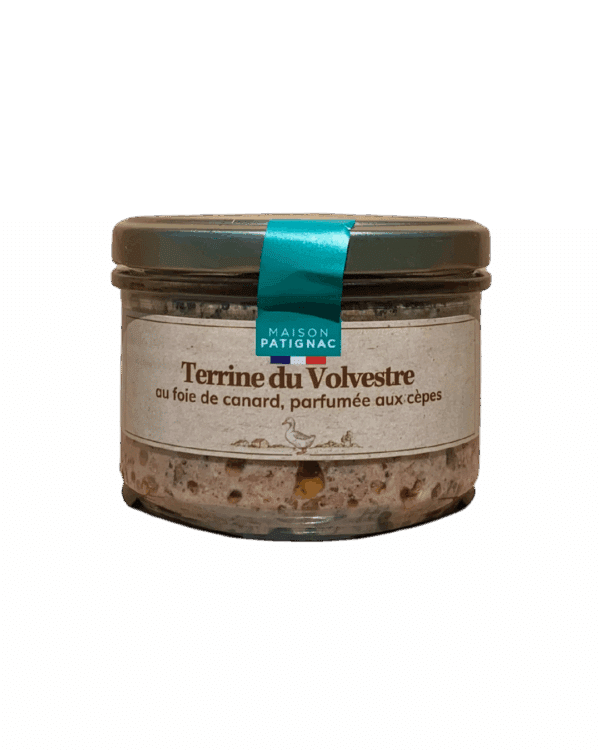 Terrine du Volvestre au foie de canard, parfumée aux cèpes