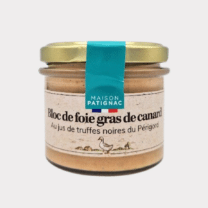 Bloc de foie gras de canard au jus de truffes noires du Périgord