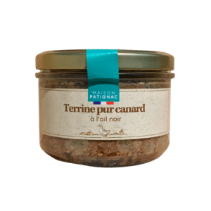 Terrine de canard à l'ail noir