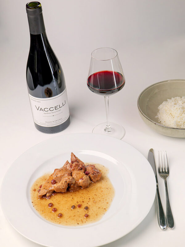sauté de porc aux airelles