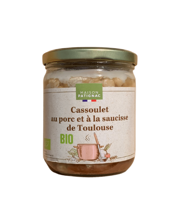 Cassoulet BIO au porc et à la saucisse de Toulouse