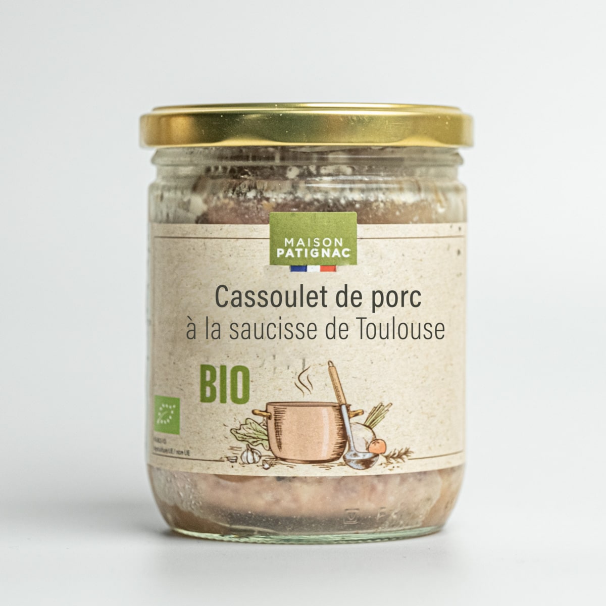 Cassoulet De Porc à La Saucisse De Toulouse Bio Maison Patignac