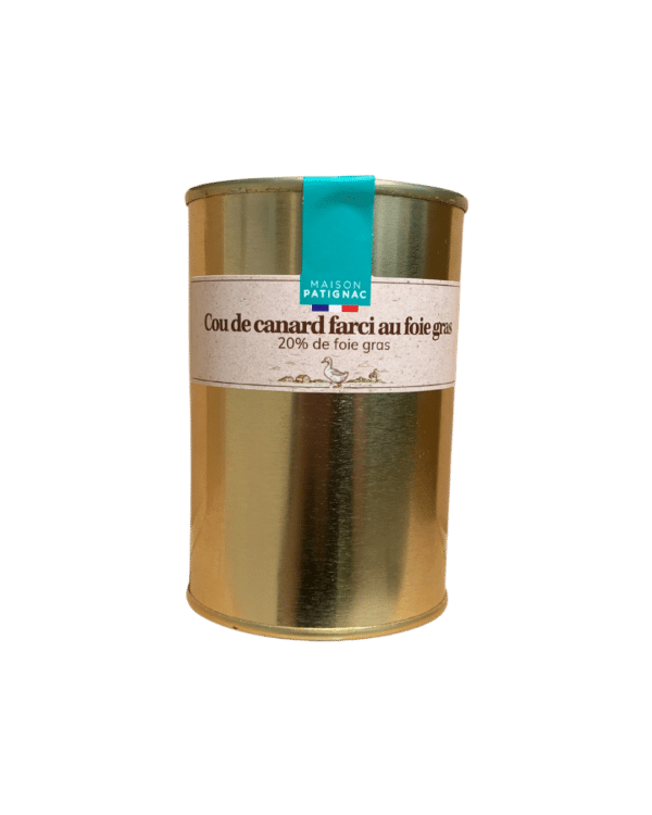 Cou de canard farci au foie gras
